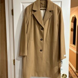 Calvin Klein Women's Camel Trench Coat